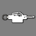 Key Clip W/ Key Ring & School Bus Key Tag